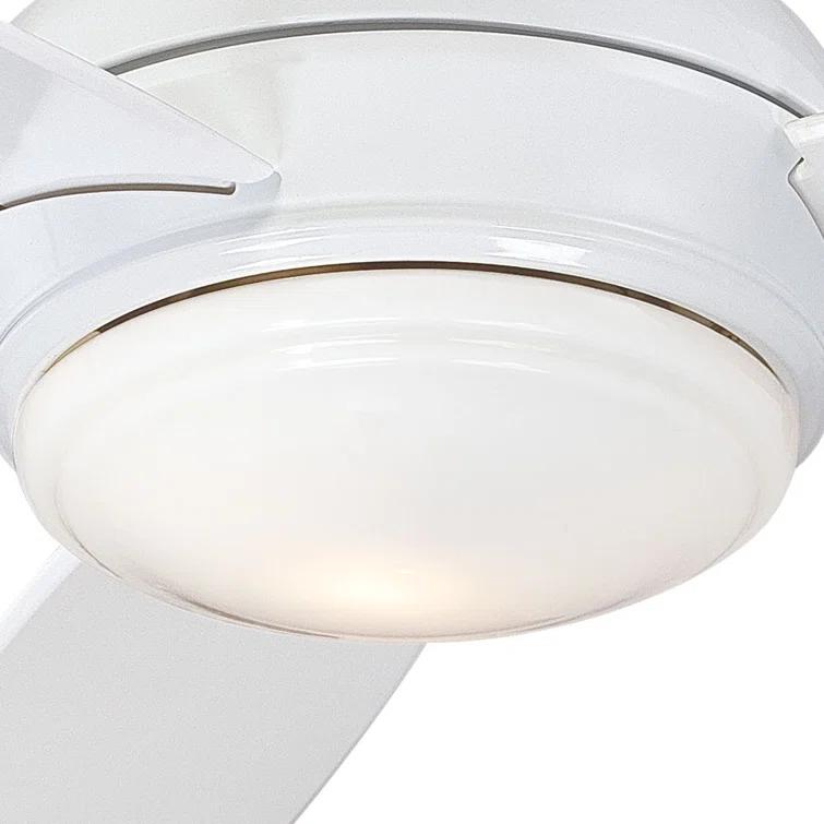 Minka Aire 44" Concept II 3 - Blade Outdoor LED Propeller Ceiling Fan with Wall Control and Light Kit Included