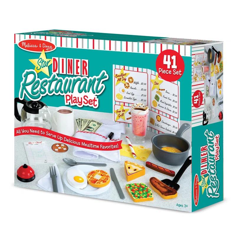 Melissa & Doug Melissa & Doug Star Diner Restaurant Play Set