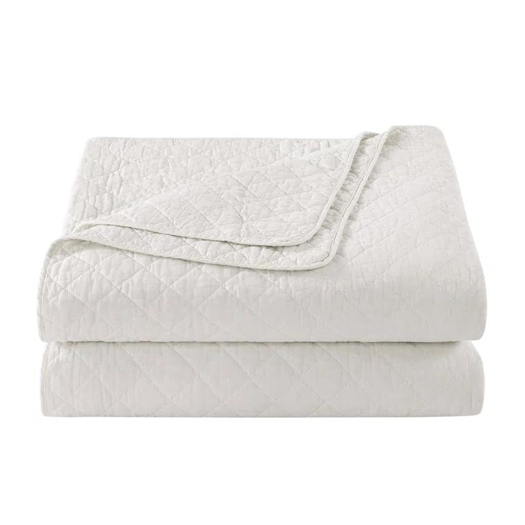 Indigo Hill by HiEnd Accents Cotton Comfort Solid Color Classic Chic Casual Modern Rustic Quilt Set