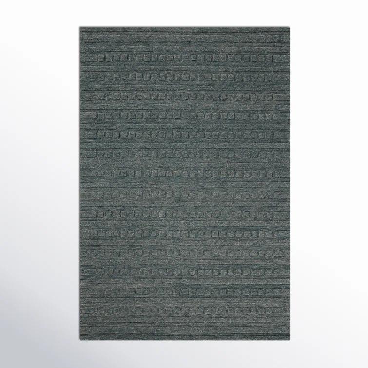 Bradley III Hand-Tufted Wool Rug by Chris Loves Julia x Loloi - Teal / 7'9" x 9'9"