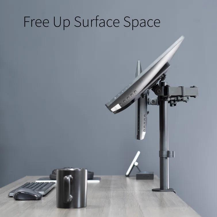 Vivo VIVO Dual Monitor Desk Mount Adjustable Stand, Fits Screens up to 30", STAND-V002 Series