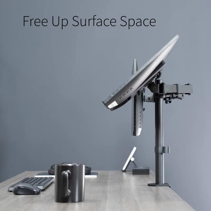 Vivo VIVO Dual Monitor Desk Mount Adjustable Stand, Fits Screens up to 30", STAND-V002 Series