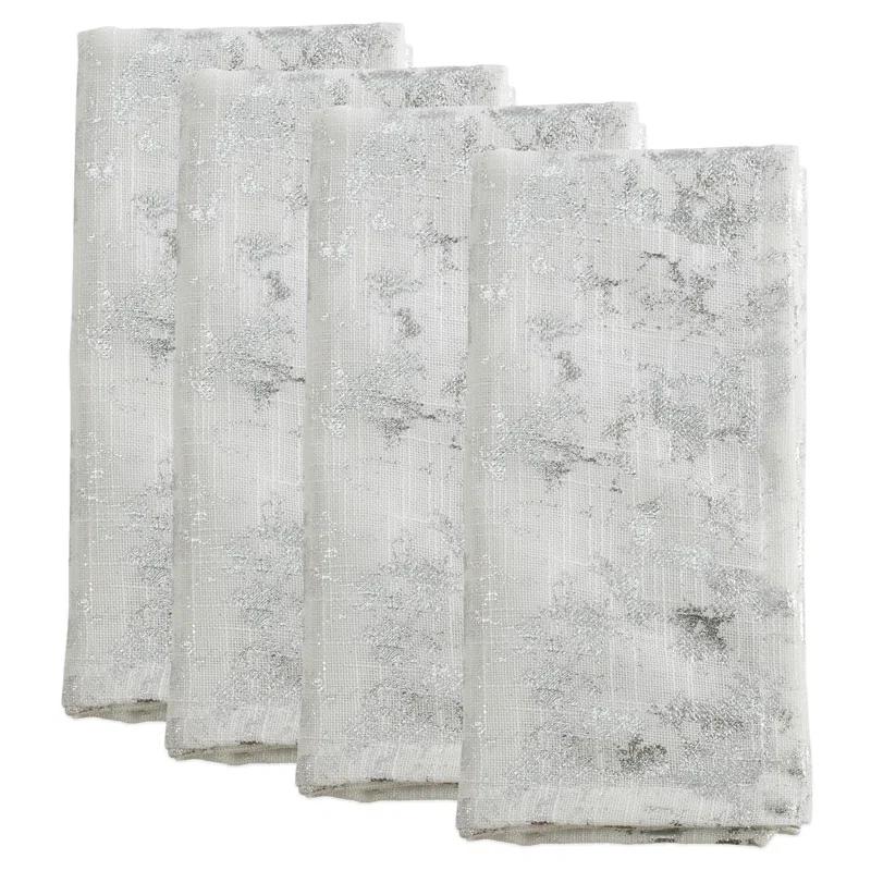 House of Hampton® Sheldon Polyester Abstract Square Napkin (Set of 4)