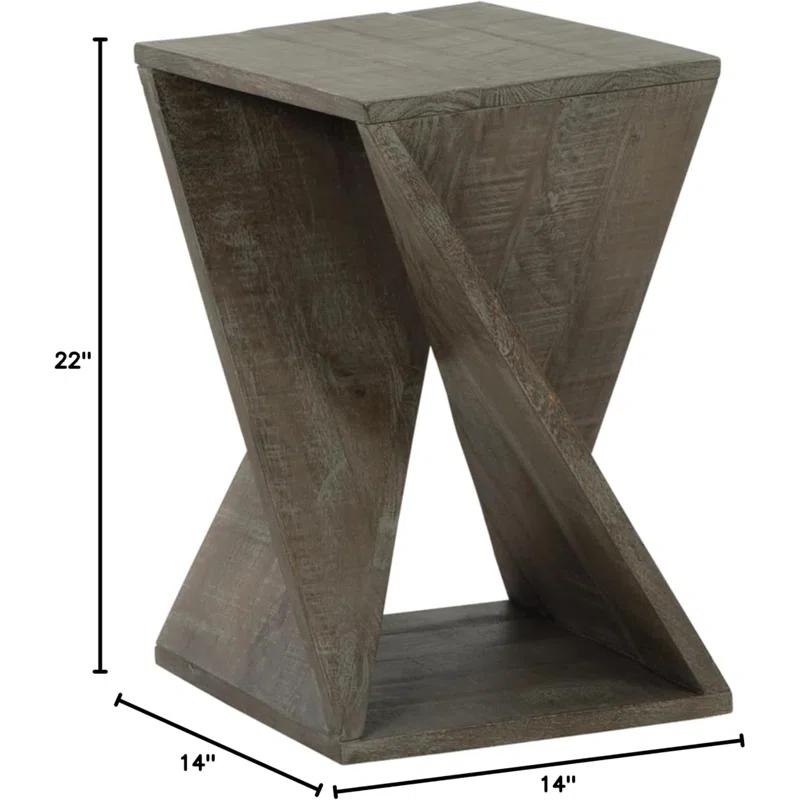 Millwood Pines Edu Solid Wood End Table