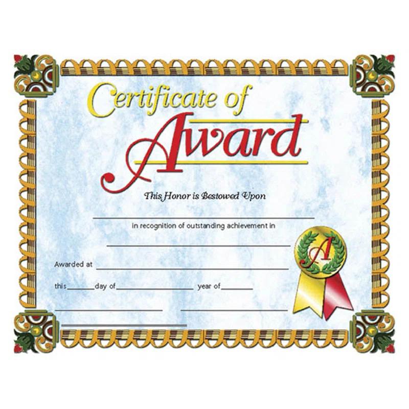 Hayes School Publishing Certificates of Award (Set of 30)