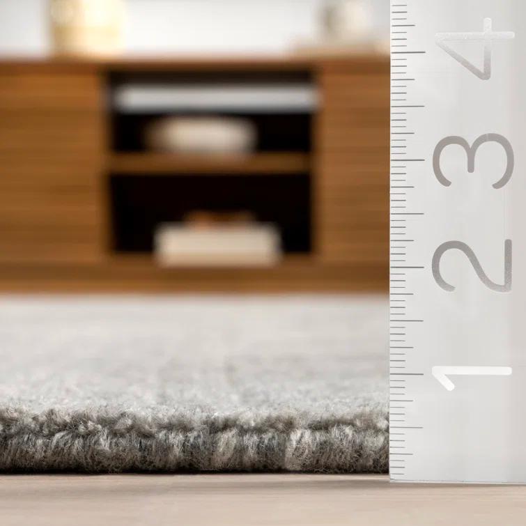 Seriah Fringed Wool-Blend Area Rug