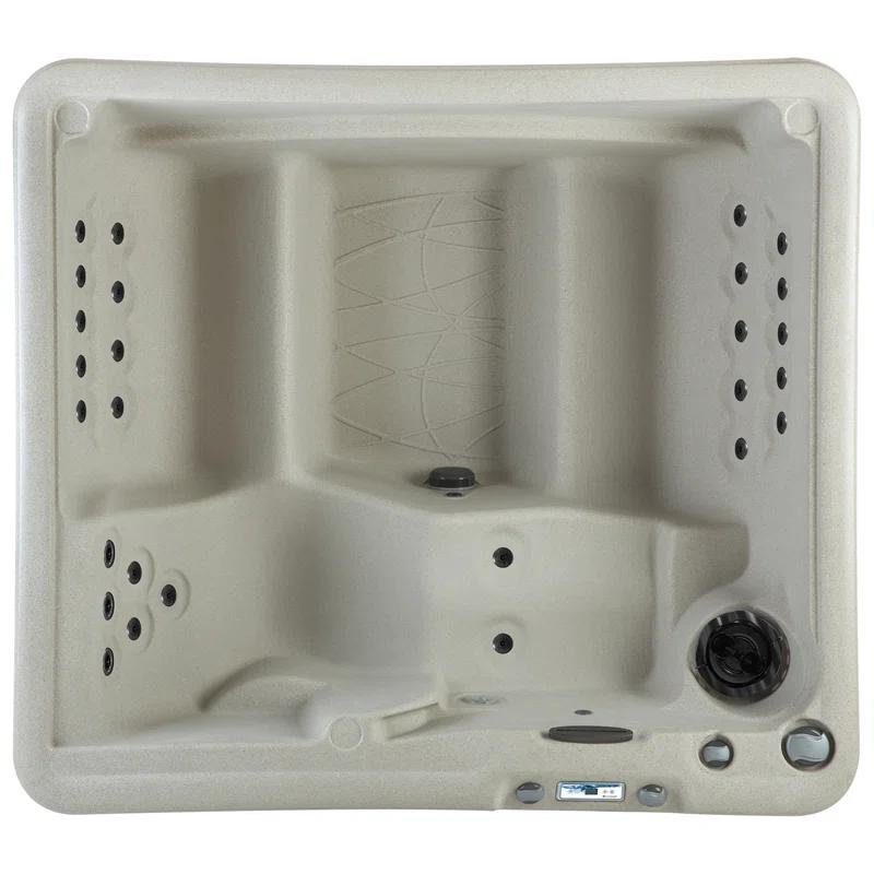 Lifesmart Spas and Saunas Lifesmart Spas LS350DX 110 Volt 5-Person 28-Jet Rectangle Plug and Play Hot Tub with Ozonator