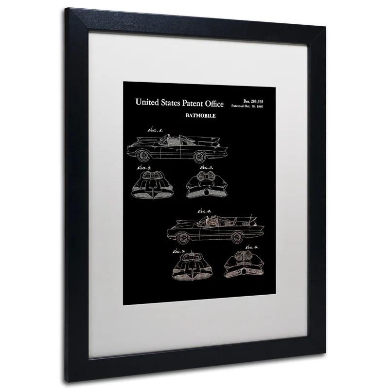 Trademark Fine Art " Batmobile Car Patent 1966 " by Claire Doherty