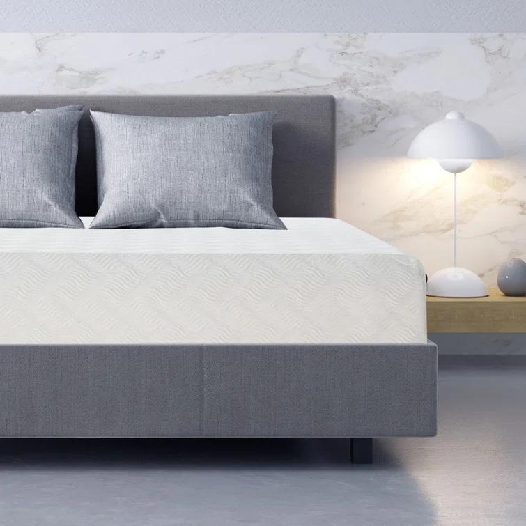 L’Baiet 6” Gel Memory Foam Mattress, Twin Size / Bed in a Box / Medium Firm / Breathable Cooling-Gel Comfort Technology / Pressure Relief / Comfy Support / Soft Fabric Cover / CertiPUR-US Certified