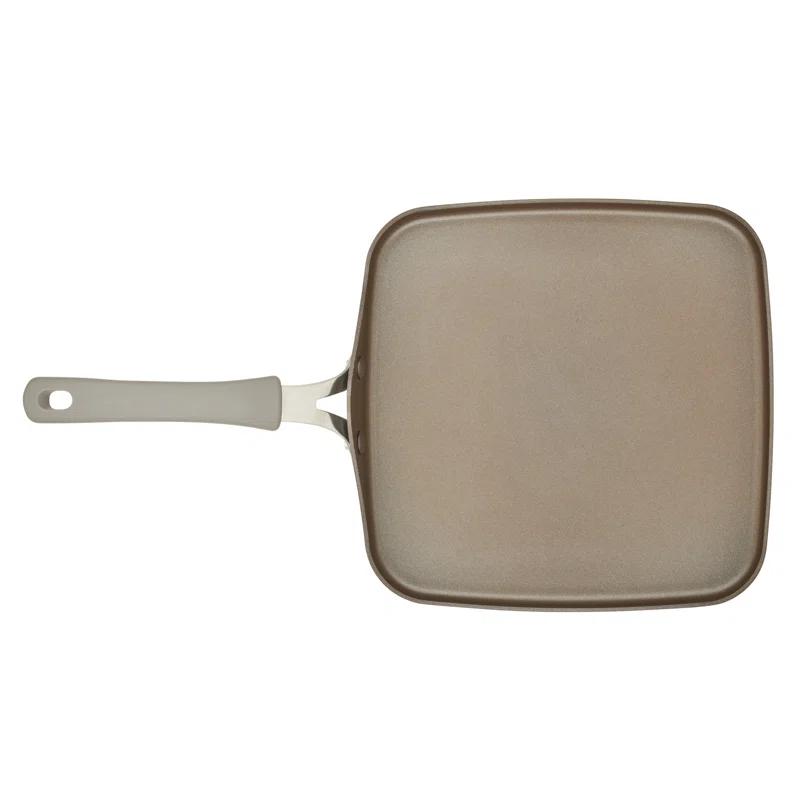 Rachael Ray Rachael Ray Cook + Create Aluminum Nonstick Square Stovetop Griddle Pan, 11-Inch
