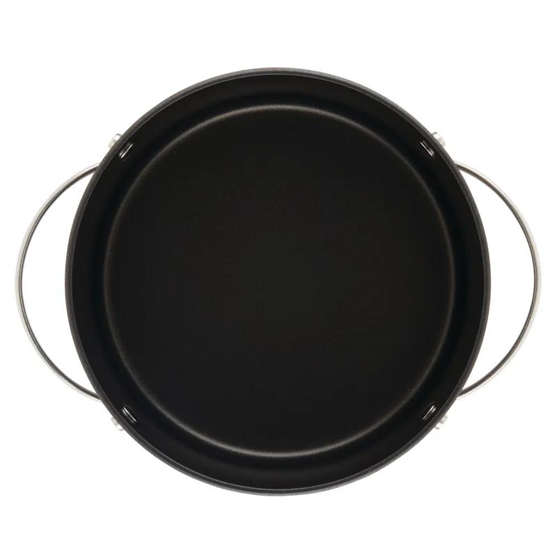 Ayesha Curry Ayesha Curry Professional Hard Anodized Collection Nonstick Stockpot Saucepot with Lid, Charcoal