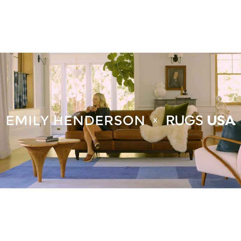 Merrick Tasseled Cotton and Wool Area Rug