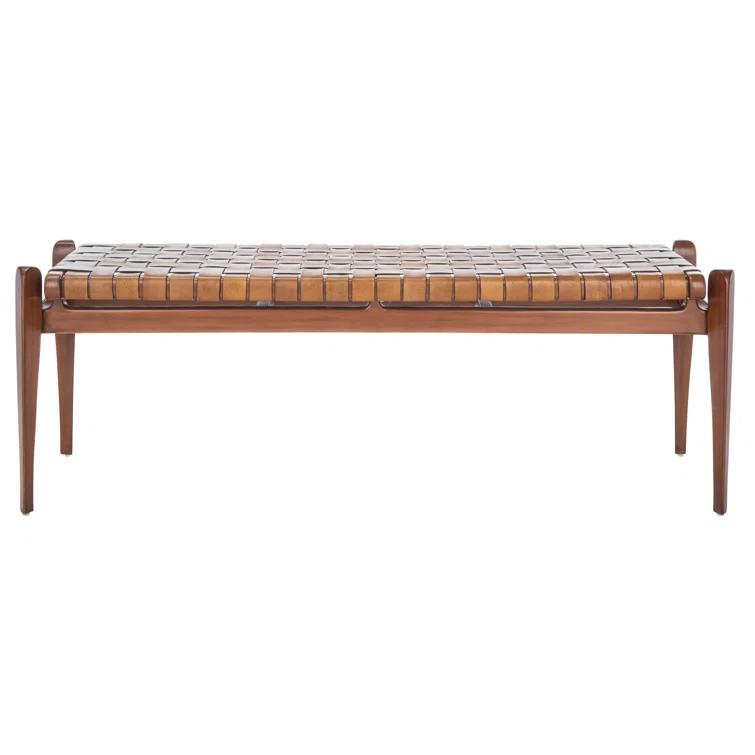 Kenan Genuine Leather Bench