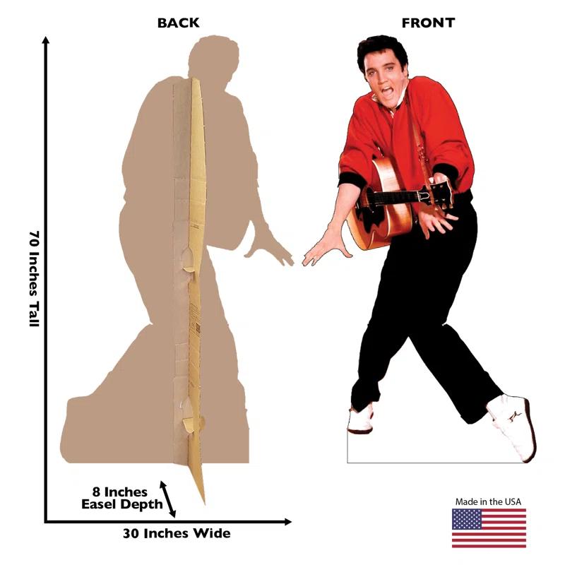 Advanced Graphics Elvis Presley 70'' Musicians Cardboard Standup