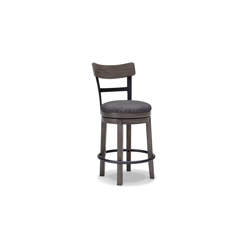 Red Barrel Studio® Obdulio Swivel Upholstered Counter Stool