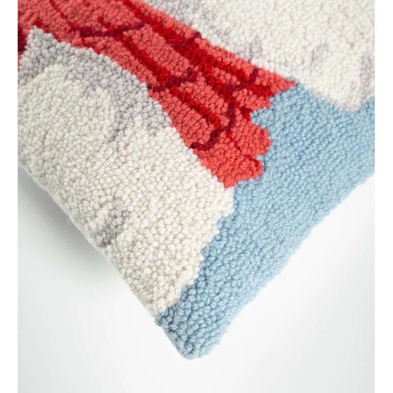 Wool Blend Throw Pillow