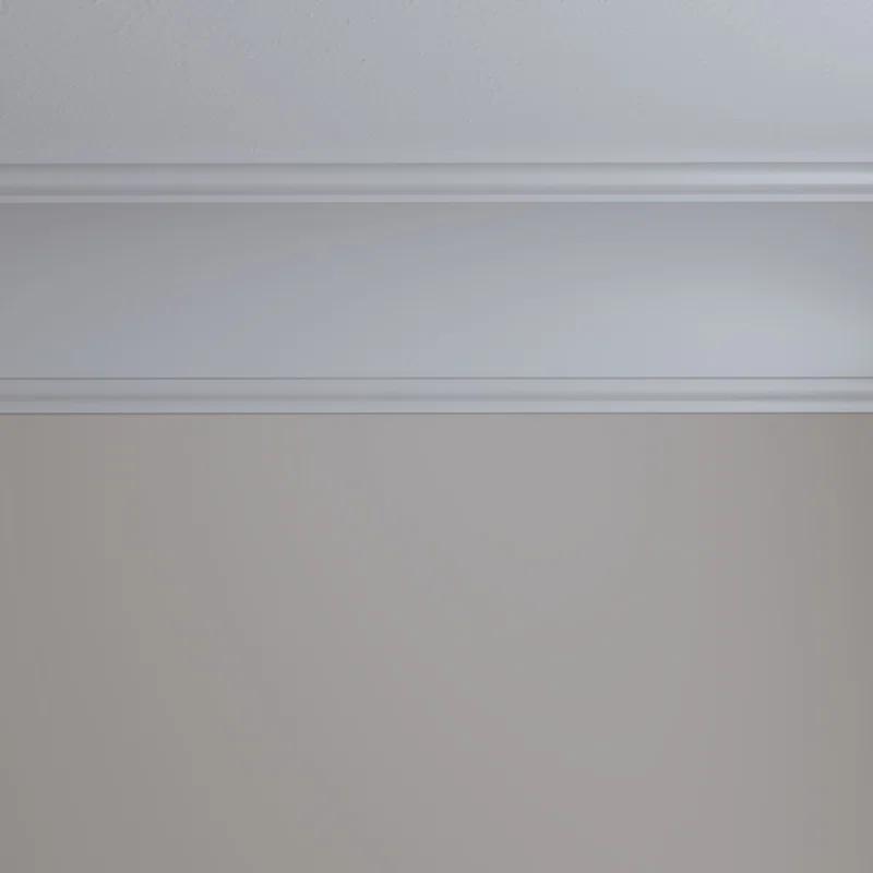 Ekena Millwork SAMPLE - Endurathane Dublin Crown Moulding, 8 3/4"H x 8 3/4"P x 12 3/8"F x 12"L, Factory Primed
