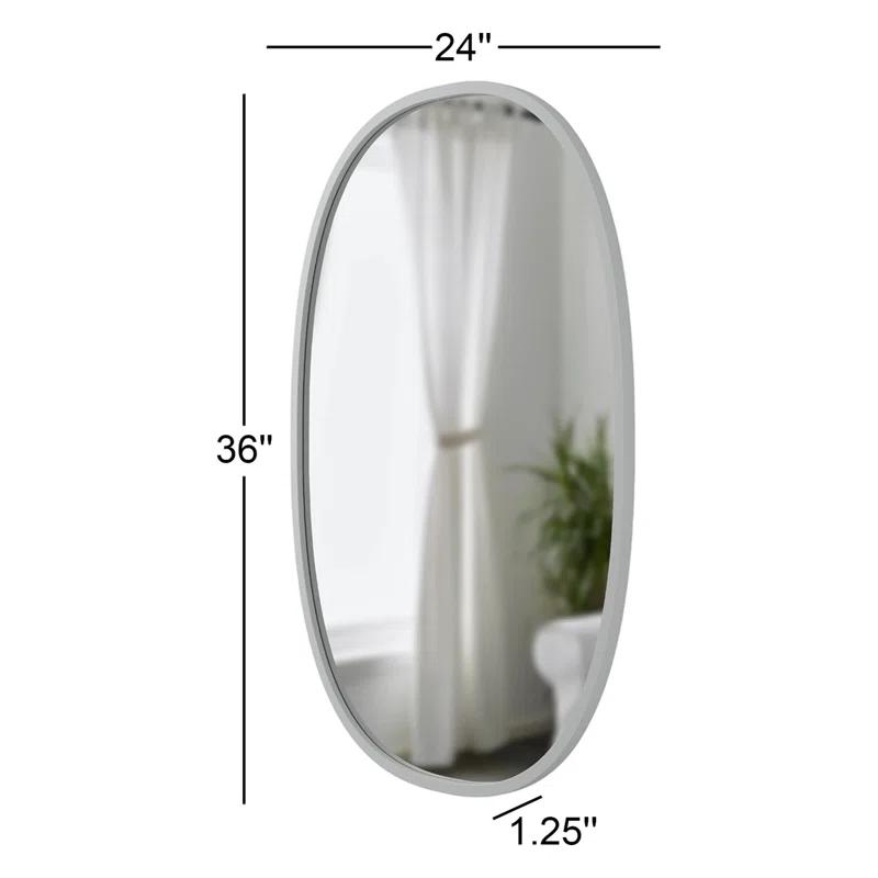 Hub Rubber Flat Mirror