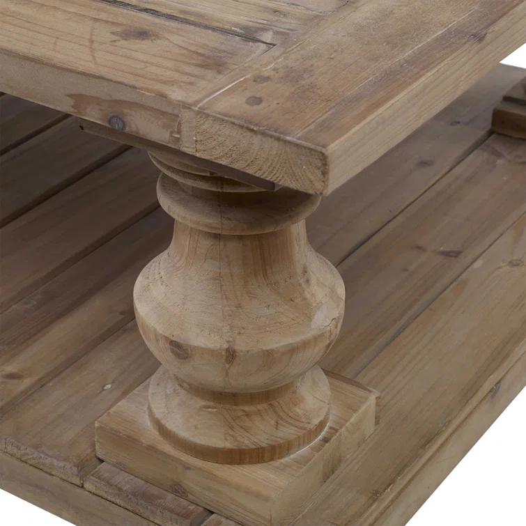 Stan Solid Wood Coffee Table