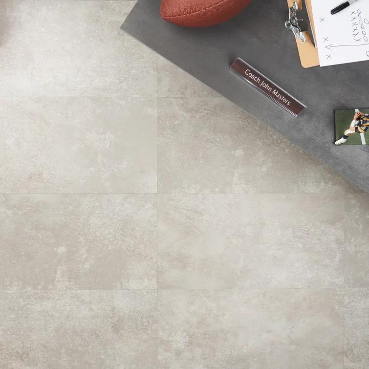 Bond Tile Revive 12mil Metalcrete 12.4" x 24.4" Waterproof Glue Down Luxury Vinyl Tile (36 Sq. Ft. / Case)