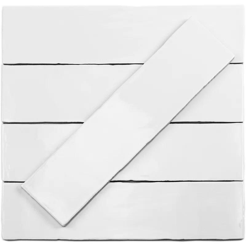 Barcelona 3" W x 12" L Polished Ceramic Subway Wall Tile (10.76 Sq. Ft. / Case)