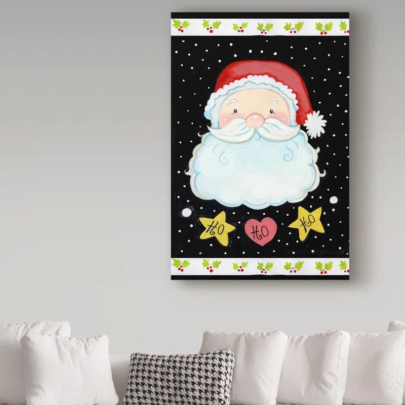 Trademark Fine Art Valarie Wade " Ho Ho Santa Claus " by Valarie Wade