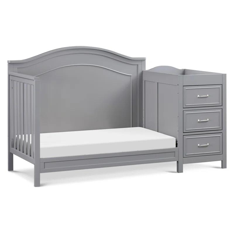 daVinci Charlie 4-in-1 Convertible Crib and Changer with Storage
