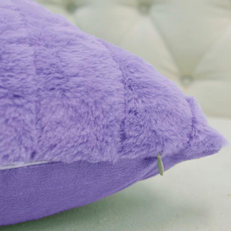 Home Soft Things Luxury Rabbit Faux Fur Throw Blanket