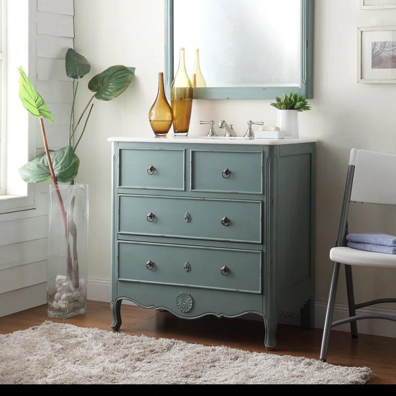 Canora Grey Medina 34'' Free Standing Single Bathroom Vanity Set