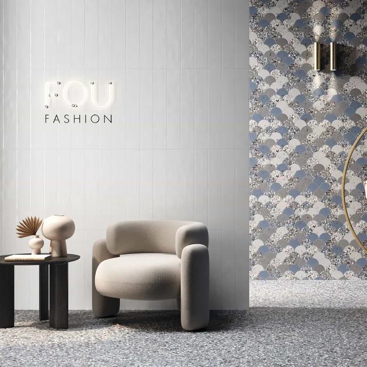 Lane 23" x 23" Porcelain Patterned Wall & Floor Tile (15.49 sq. ft. / box)