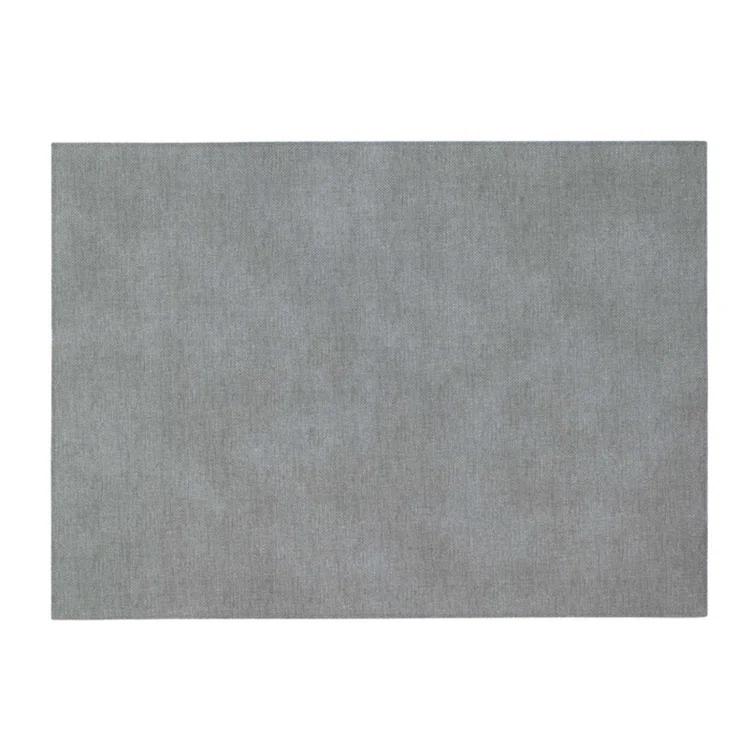 Turquoise Vinyl Rectangle Placemat Set