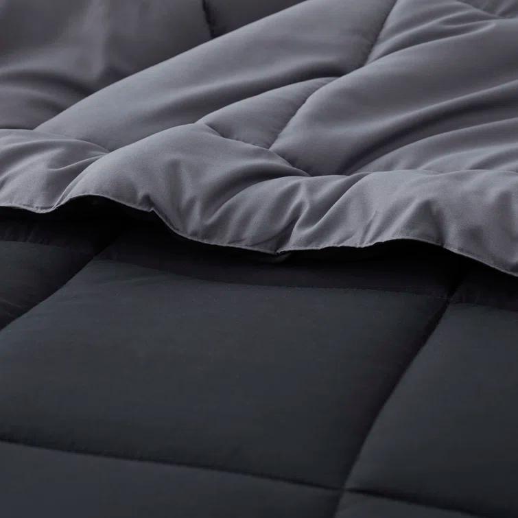 Nestl Nestl All Season Solid Lightweight Down Alternative Reversible Comforter
