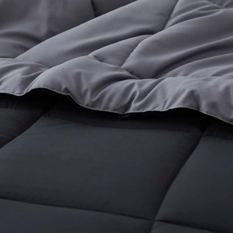 Nestl All Season Solid Lightweight Down Alternative Reversible Comforter