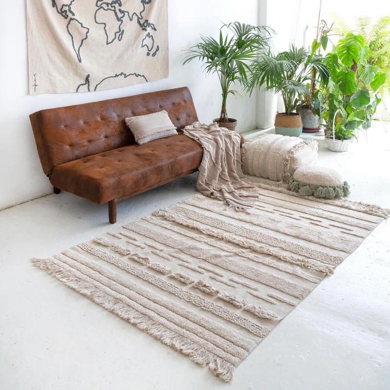 Early Hours Cotton Striped Rug