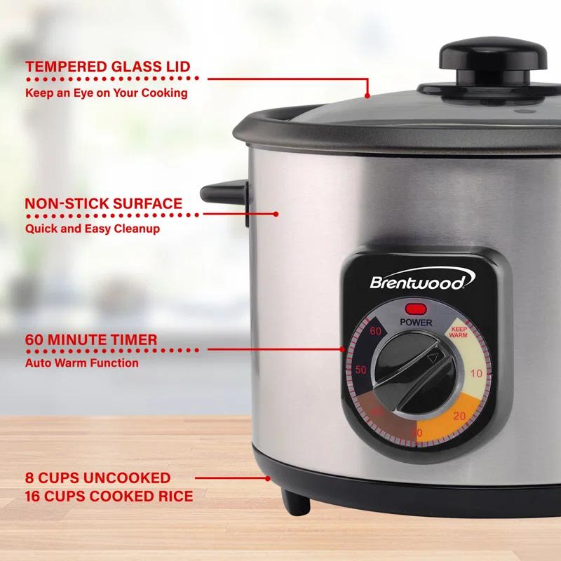 Brentwood Brentwood 16 Cup Crunchy Persian Rice Cooker