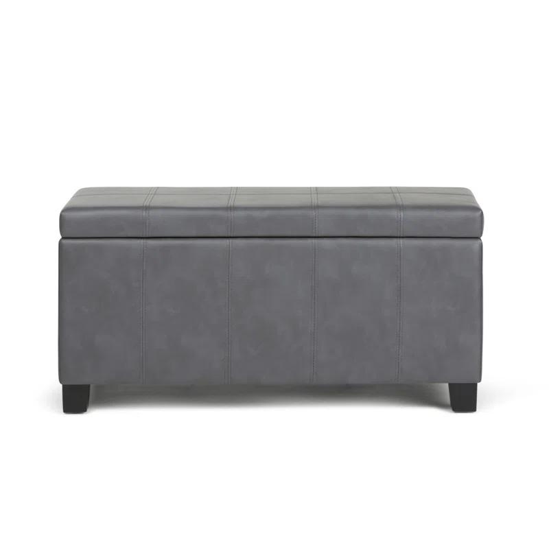 Simpli Home Dover Storage Ottoman Bench,Assembled