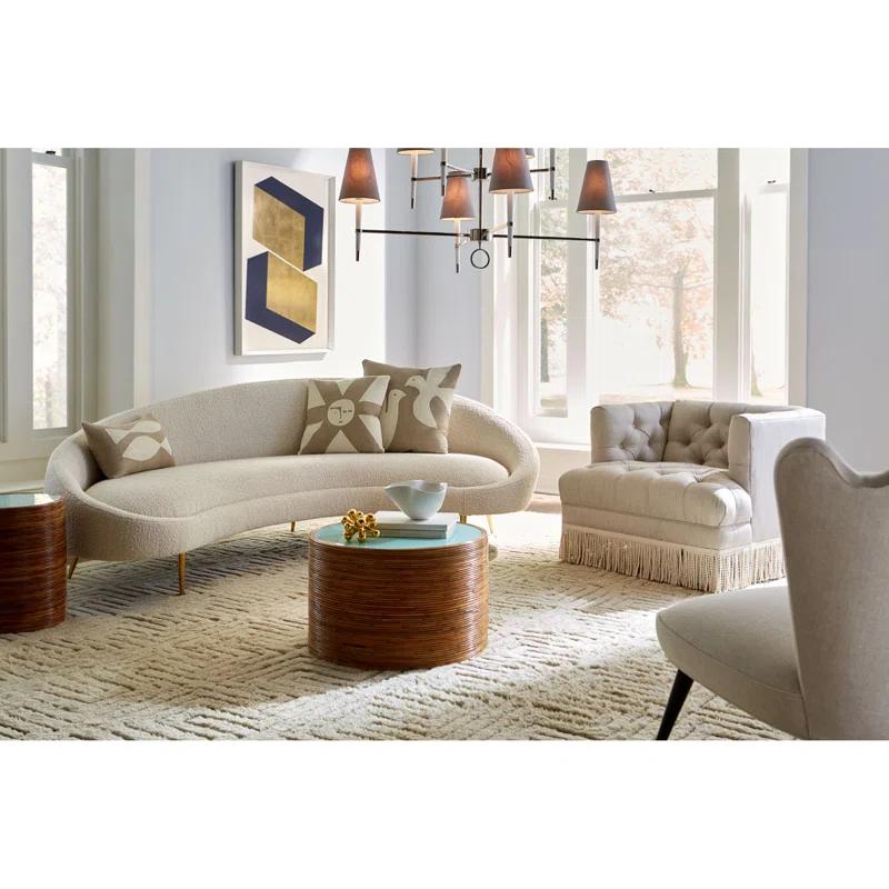 Jonathan Adler Ether Curved Sofa