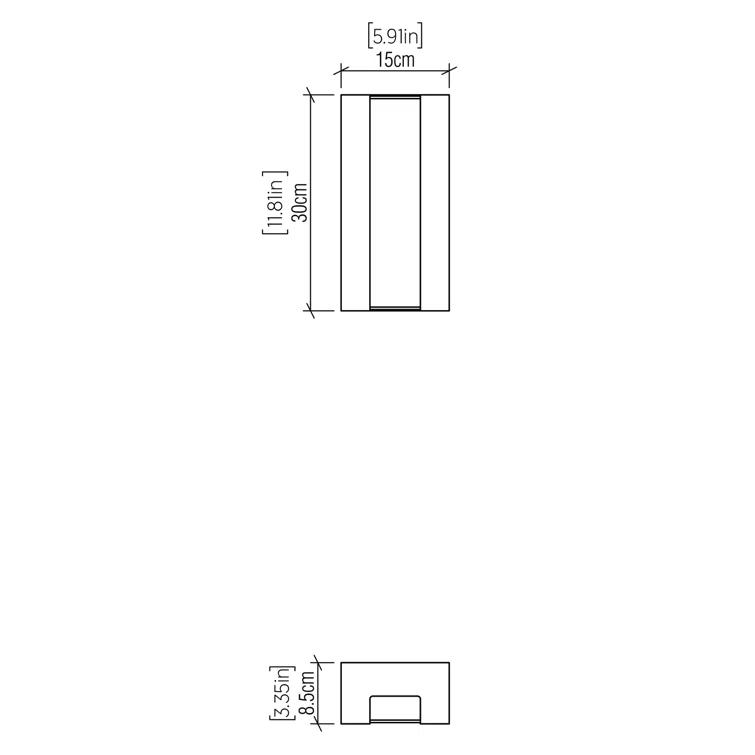Accord Lighting LED Flush Mounted Sconce