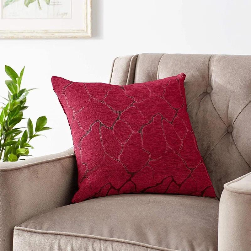 Violet Linen Milano Embroidered Throw Pillow