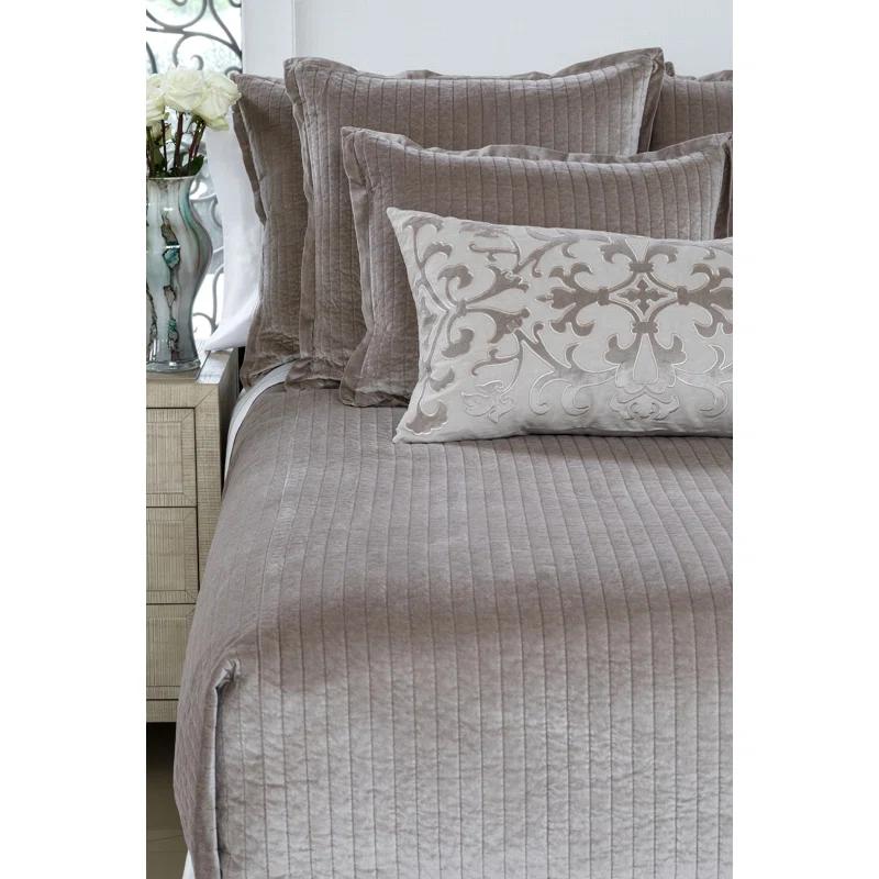 Lili Alessandra Aria Modern & Contemporary Velvet Coverlet