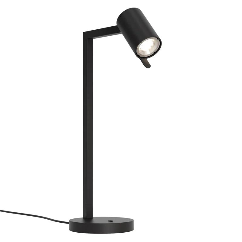 Astro Ascoli Desk Indoor Table Lamp (Matt Black) - Dry Rated - GU10 Lamp, Designed in Britain - 1286135-3 Years Guarantee