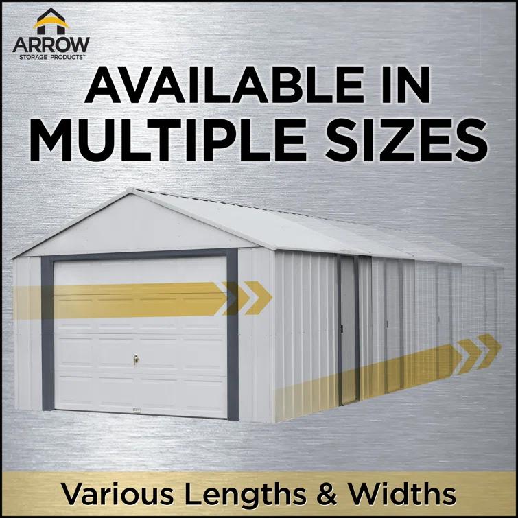 Arrow Murryhill 12 ft. W x 17 ft. D Metal Storage Shed