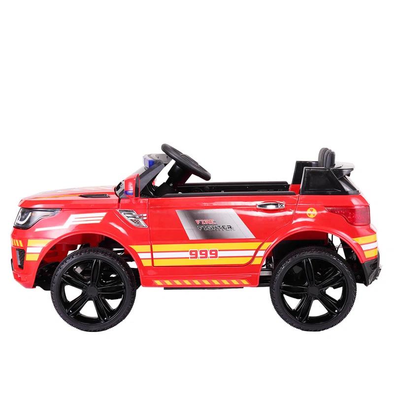 Allied Plush Inc 12V Kids Ride on Car, Electric Police Cars with Remote Control