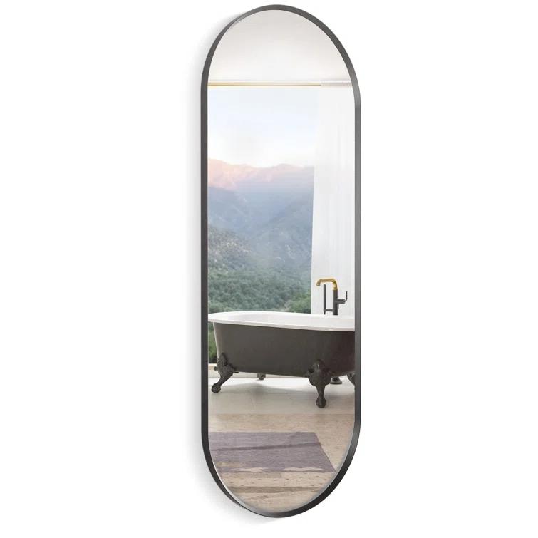 Essential Capsule Wall Mirror, Bathroom/Vanity Mirror with Frame