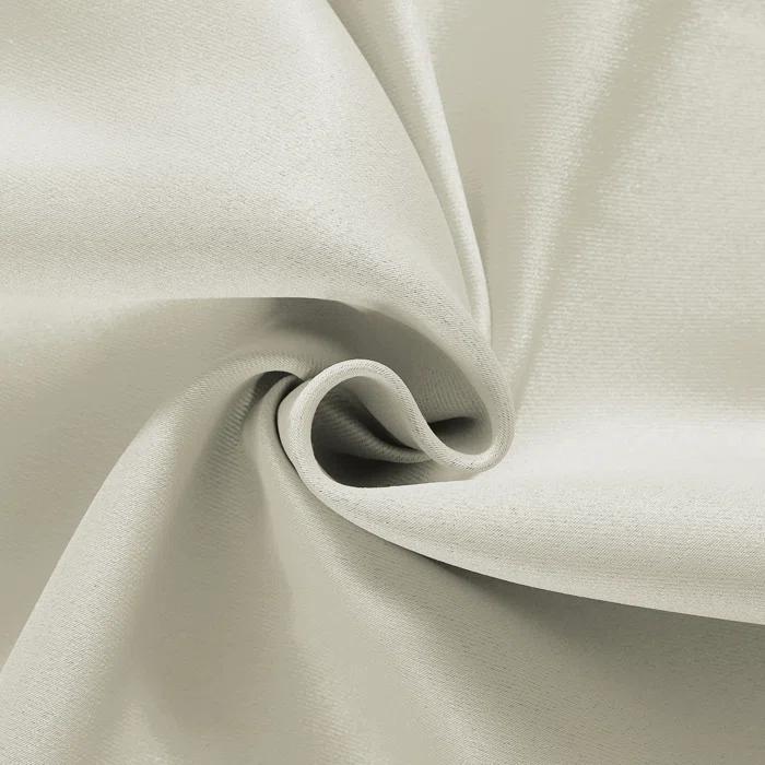 Home Soft Things Solid Blackout Curtain Panel (Set of 2)