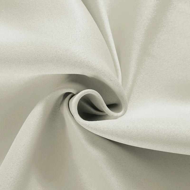Home Soft Things Solid Blackout Curtain Panel (Set of 2)