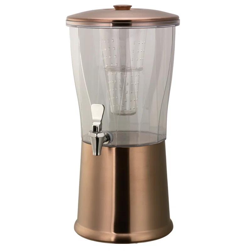 Service Ideas Service Ideas 3 Gallon Beverage Dispenser with Infuser Tube and Stainless Steel Spigot