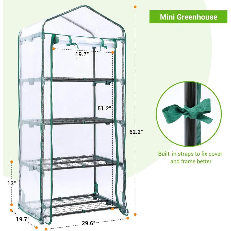 Zenport 30' W x 18' D Growing Rack