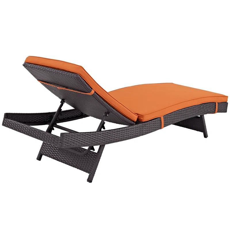 Modway Gather Synthetic Rattan Weave Outdoor Chaise Lounges by Modway (Set of 2)