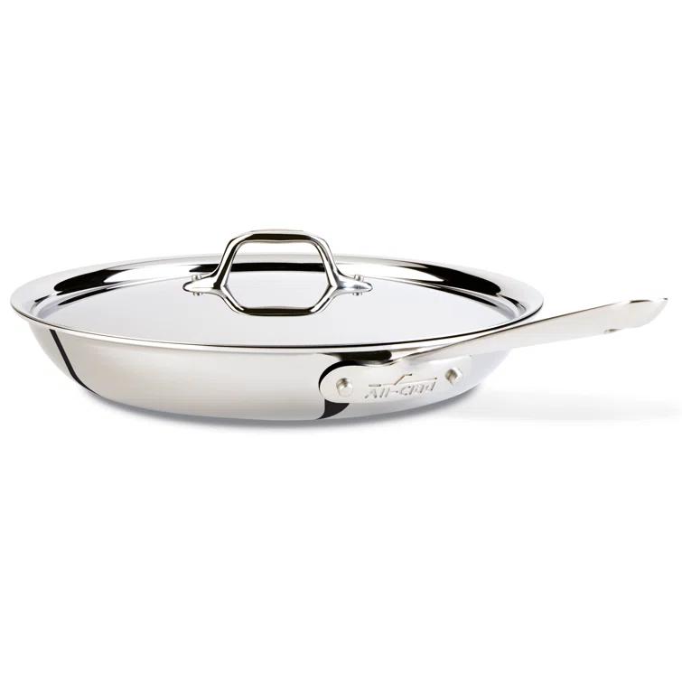 All-Clad ® d3 Stainless 12" Fry Pan with Lid
